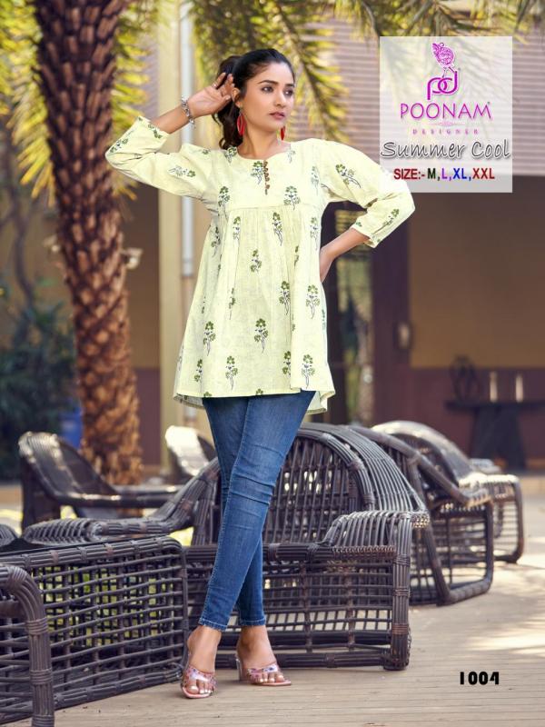 Poonam Summer Cool Printed Western Ladies Top Collection